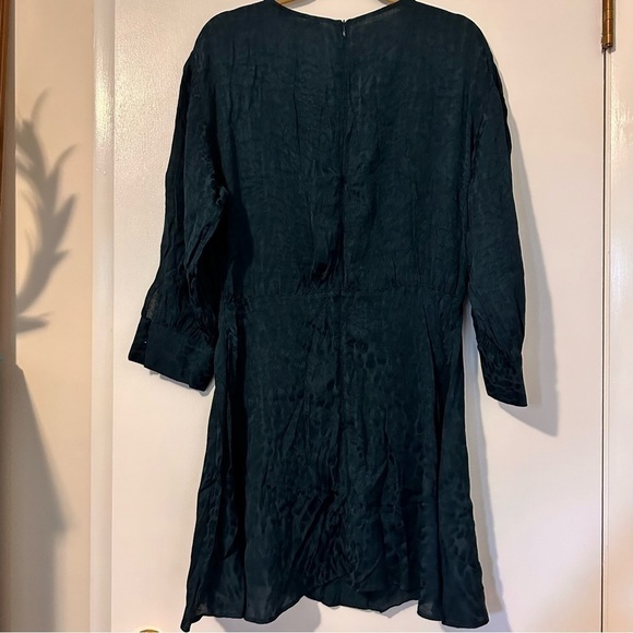 Zara Jacquard Animal Print Dress NEW - Picture 8 of 10